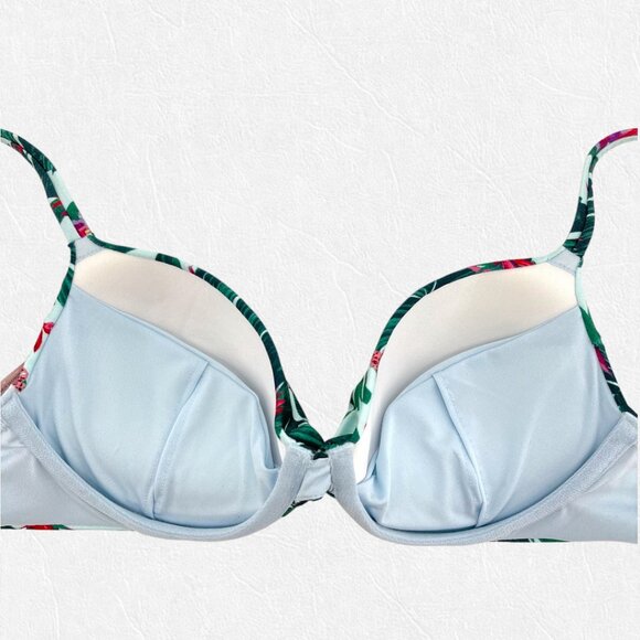 Victoria Secret Swim Twist Front Push-Up Bikini Top NWT Sz 34C - Picture 3 of 11